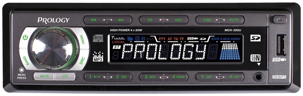 Изображение продукта PROLOGY MCH-395U cd/mp3 ресивер