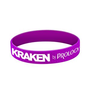 Изображение продукта Браслет силиконовый брендированный - KRAKEN by PROLOGY фиолетовый